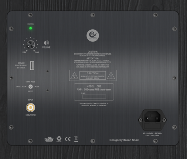 A 500 W 10-Inch Pocket Rocket with Performance Maxed Out: SNAIL POWER C110 Subwoofer Launched (Fig. 5)