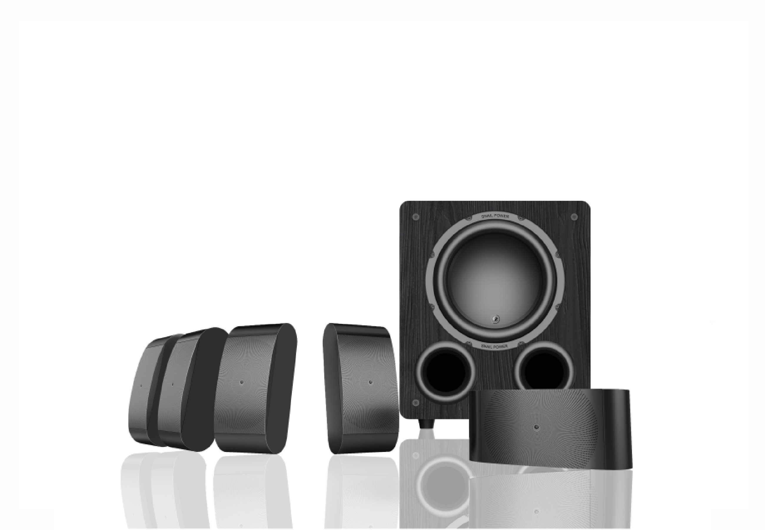 U4max-C110 5.1 壁挂式家庭影院组合